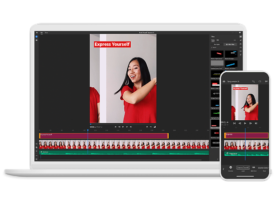 Adobe-App für Videobearbeitung